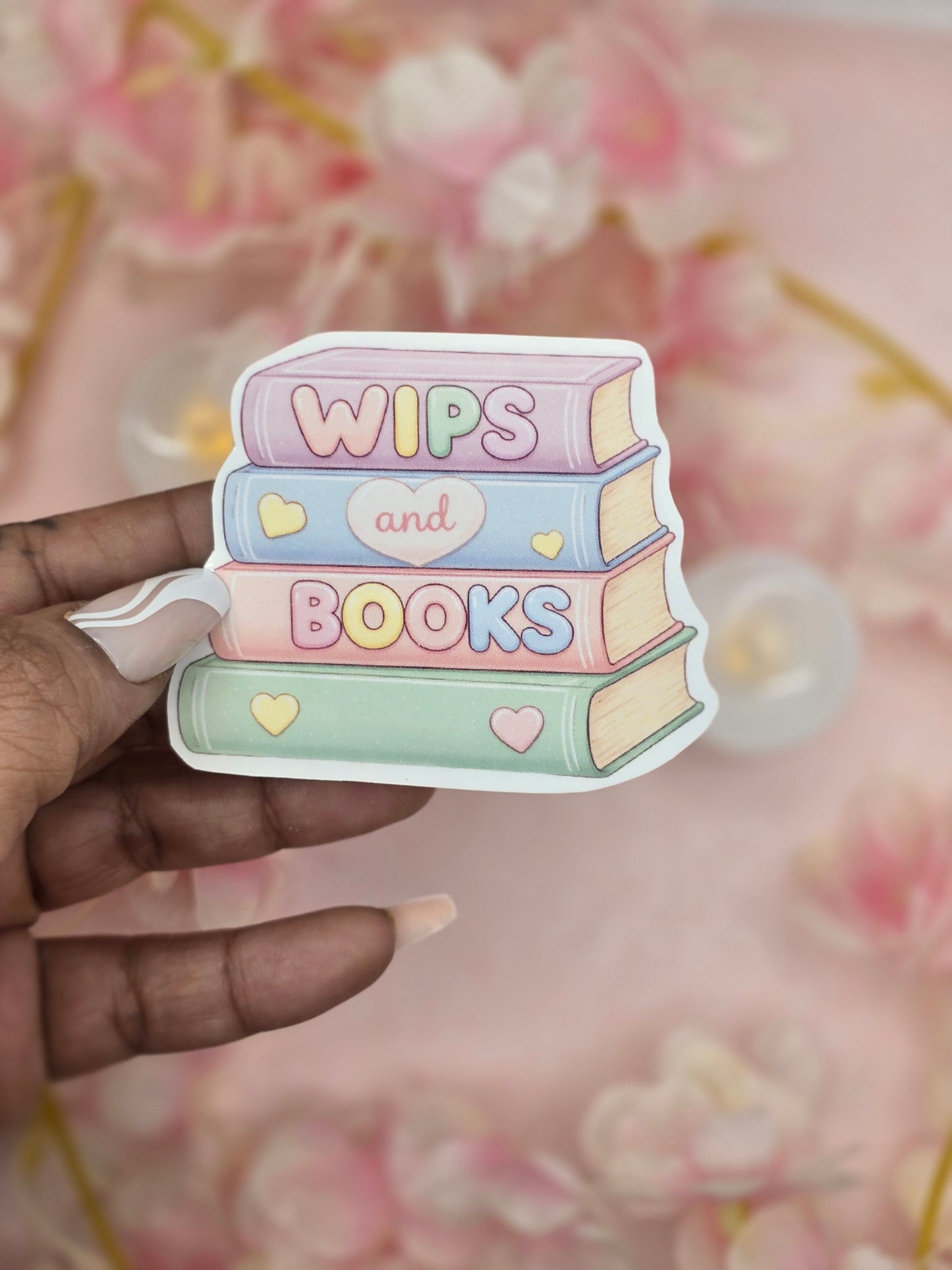 WIPS and Books sticker