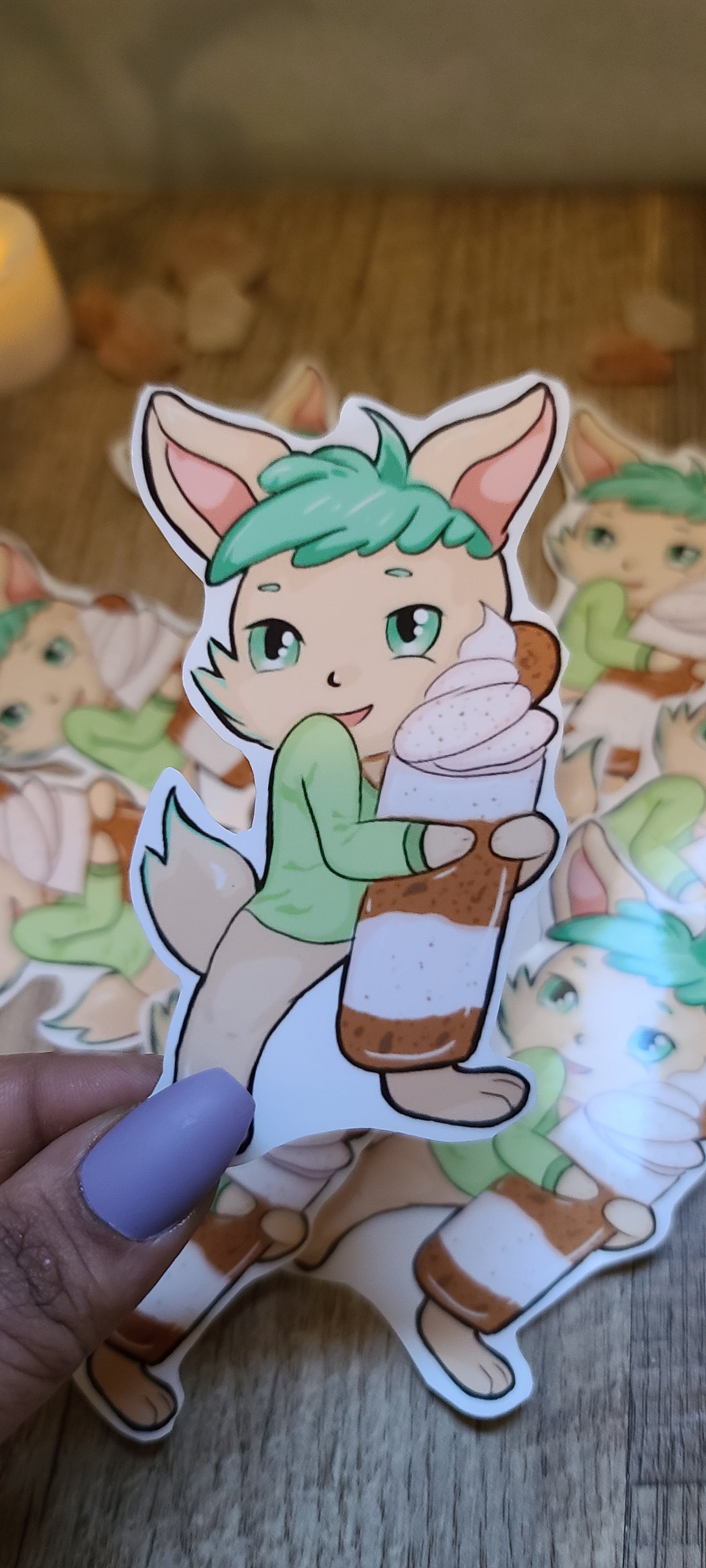 Green Roo Sticker