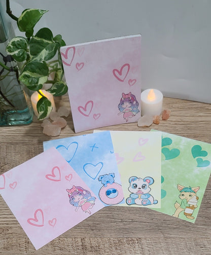 Pastel Memo pads