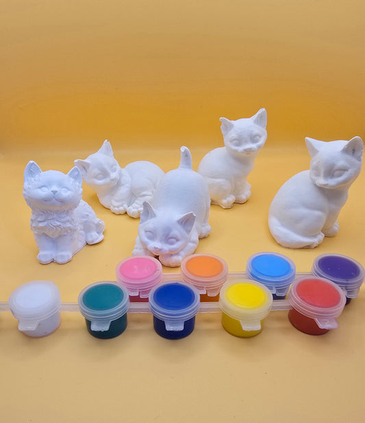 DIY Ceramic cats