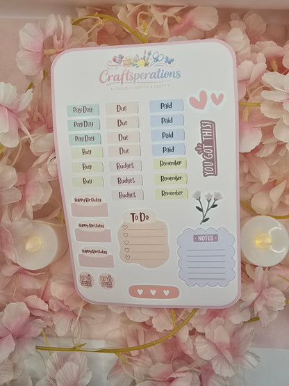 Planner Sticker Sheet