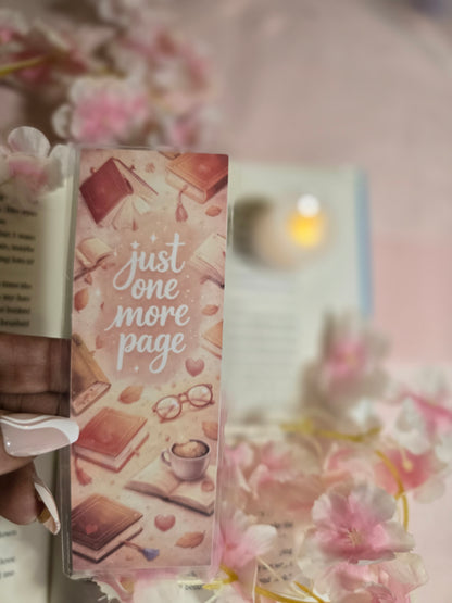 Just One More Page Bookmark
