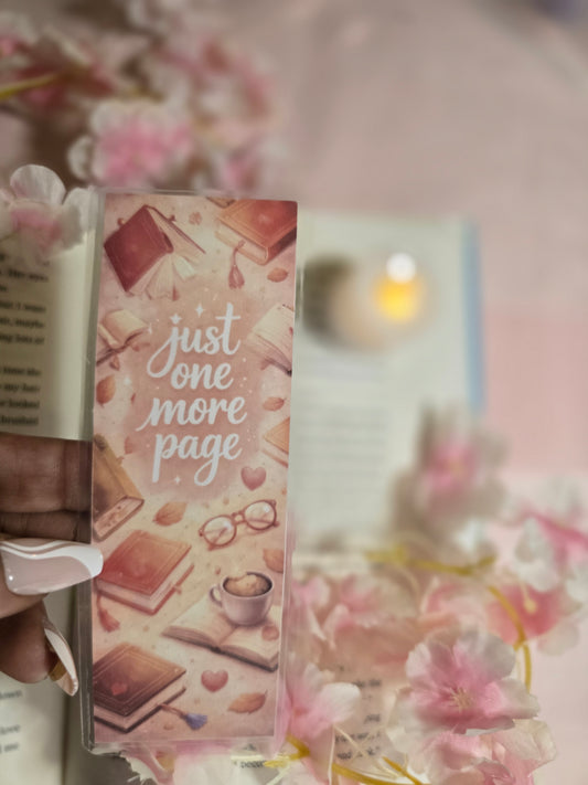 Just One More Page Bookmark
