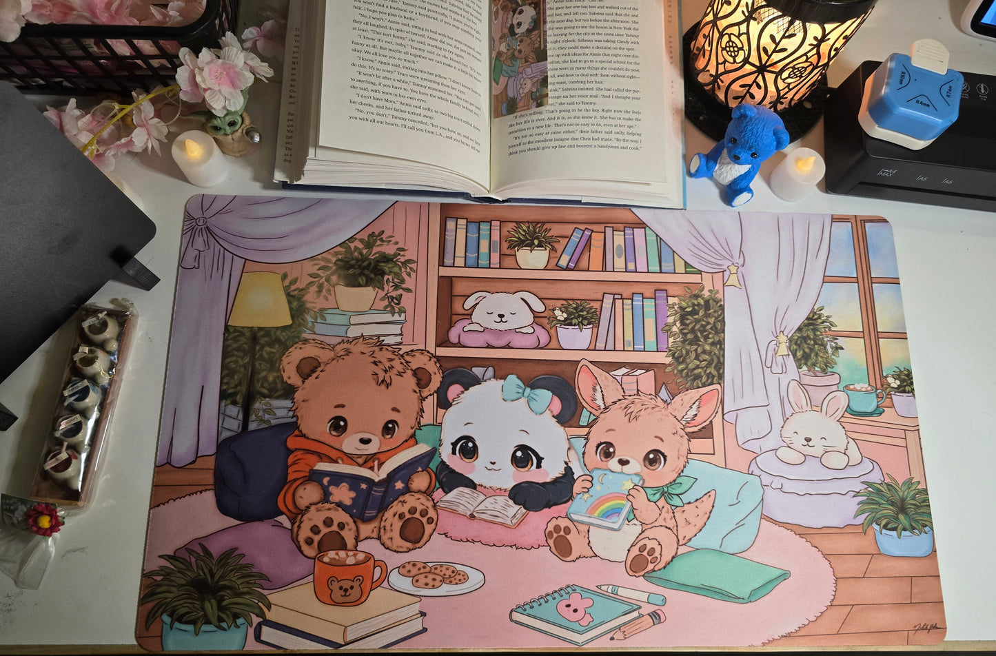 Cozy Reading Nook Desk mat