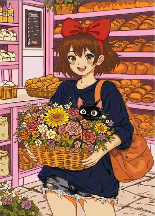 Kiki's Bakery Cross Stitch Pattern