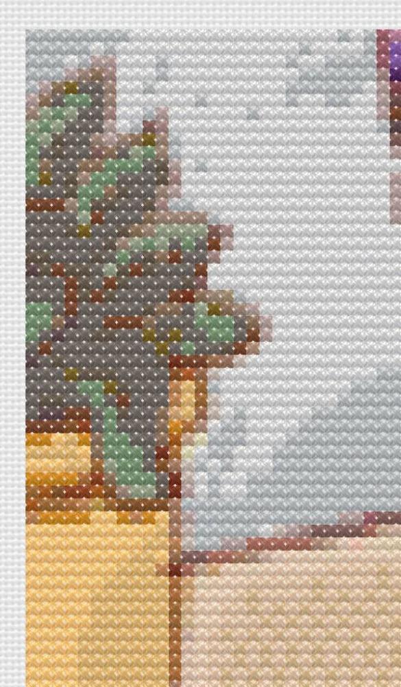 Axolotl Chef Cross stitch Pattern